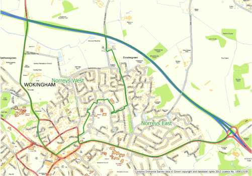 Norreys Map